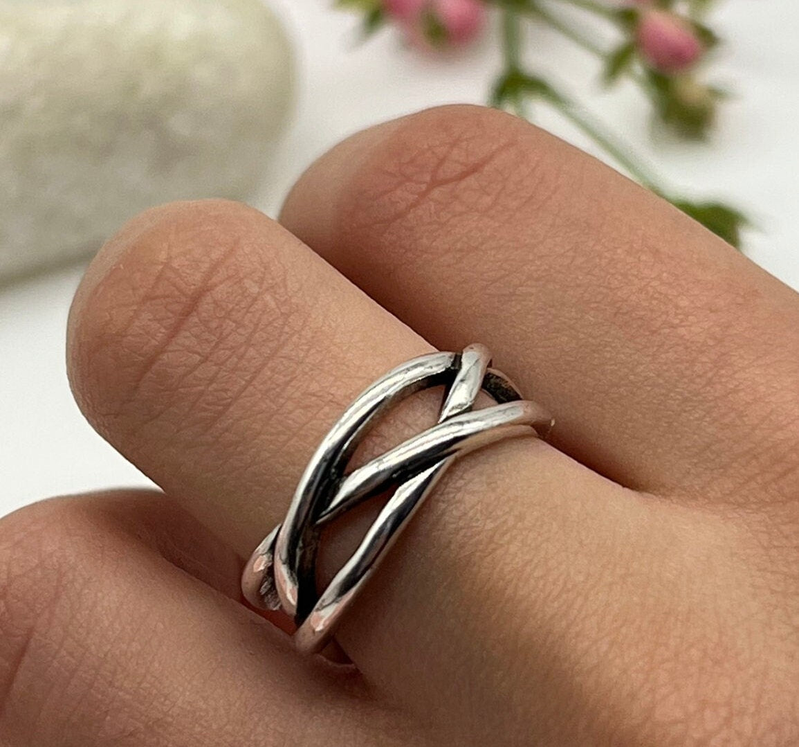 Chunky Silver  Ring for Women