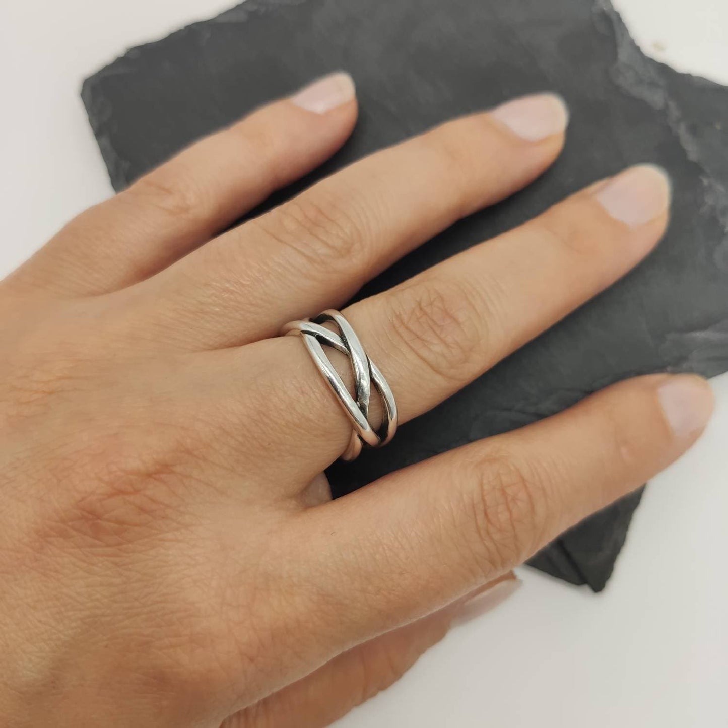 Chunky Silver  Ring for Women