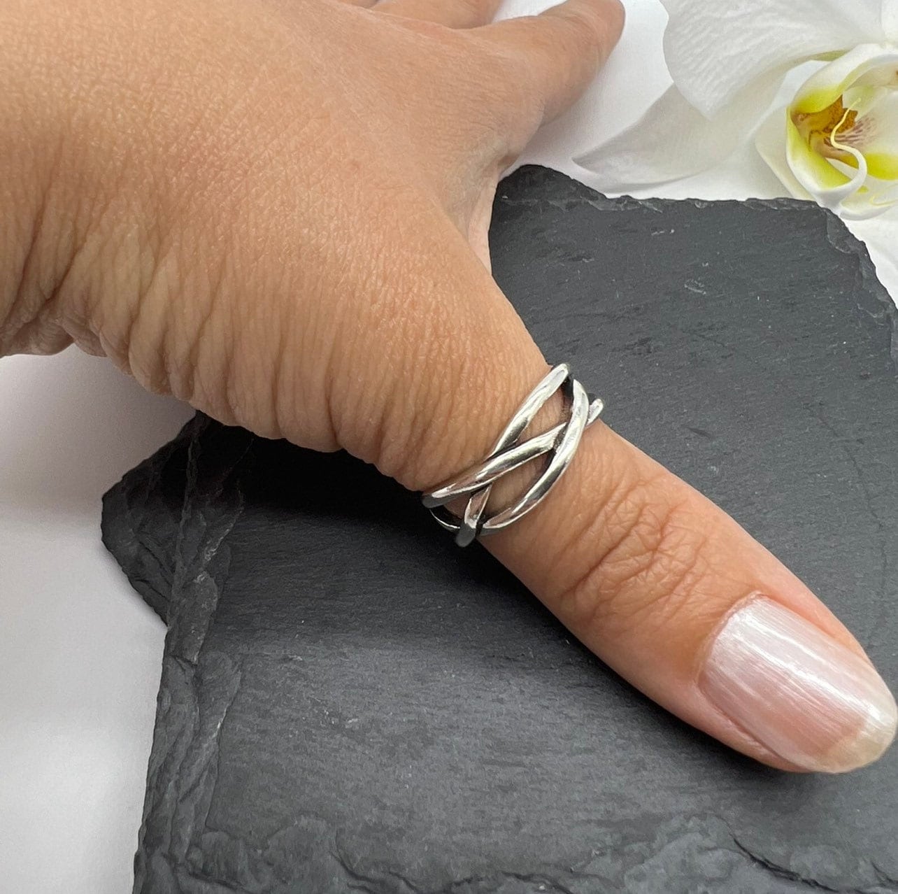 Chunky Silver  Ring for Women