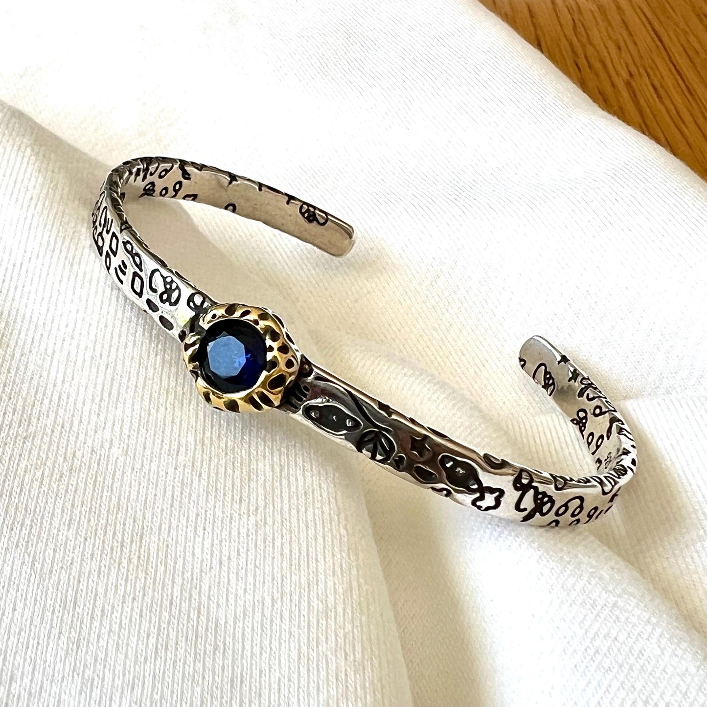 Dainty Blue Stone Bracelet for Women