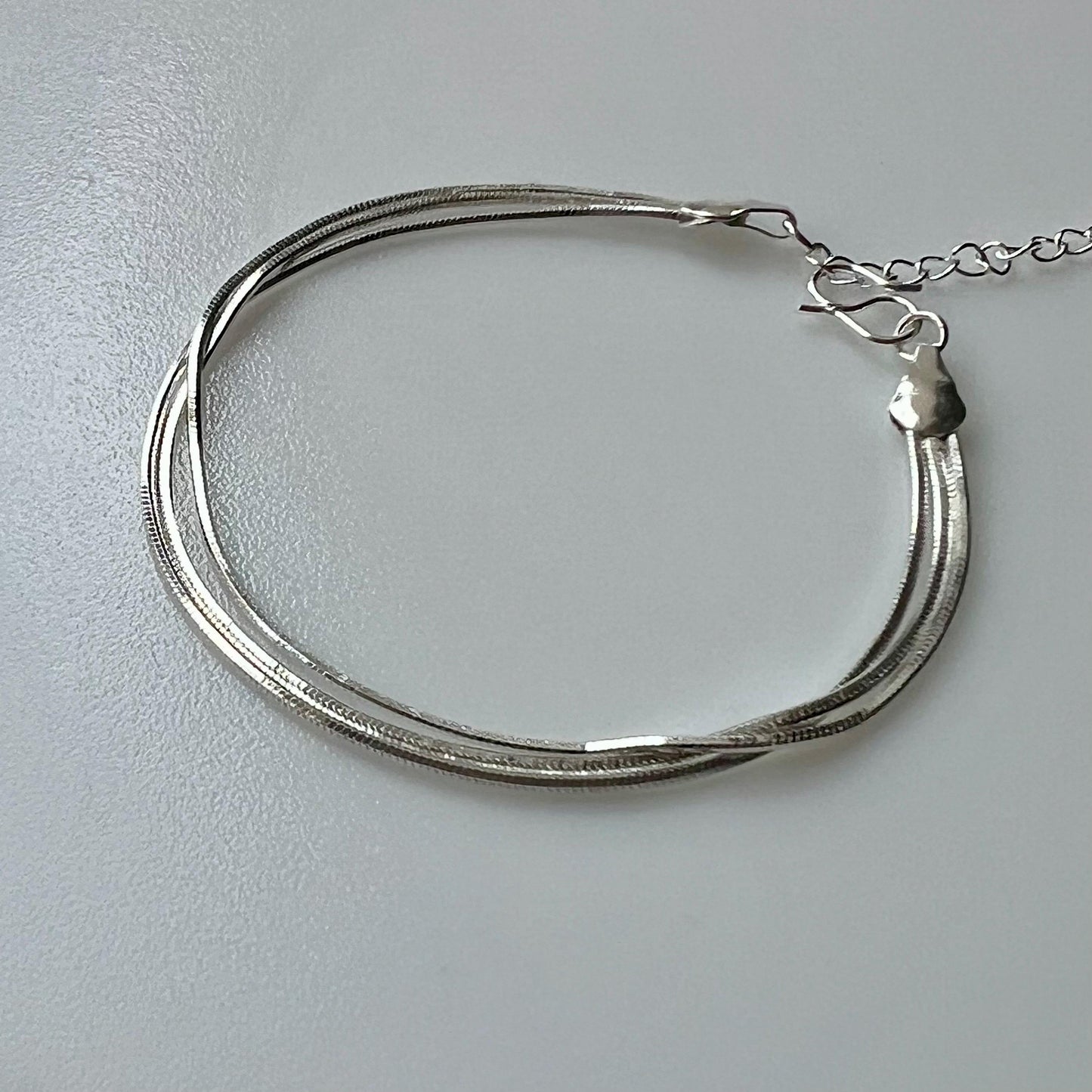 Silver Dainty Chain Bracelet for Women