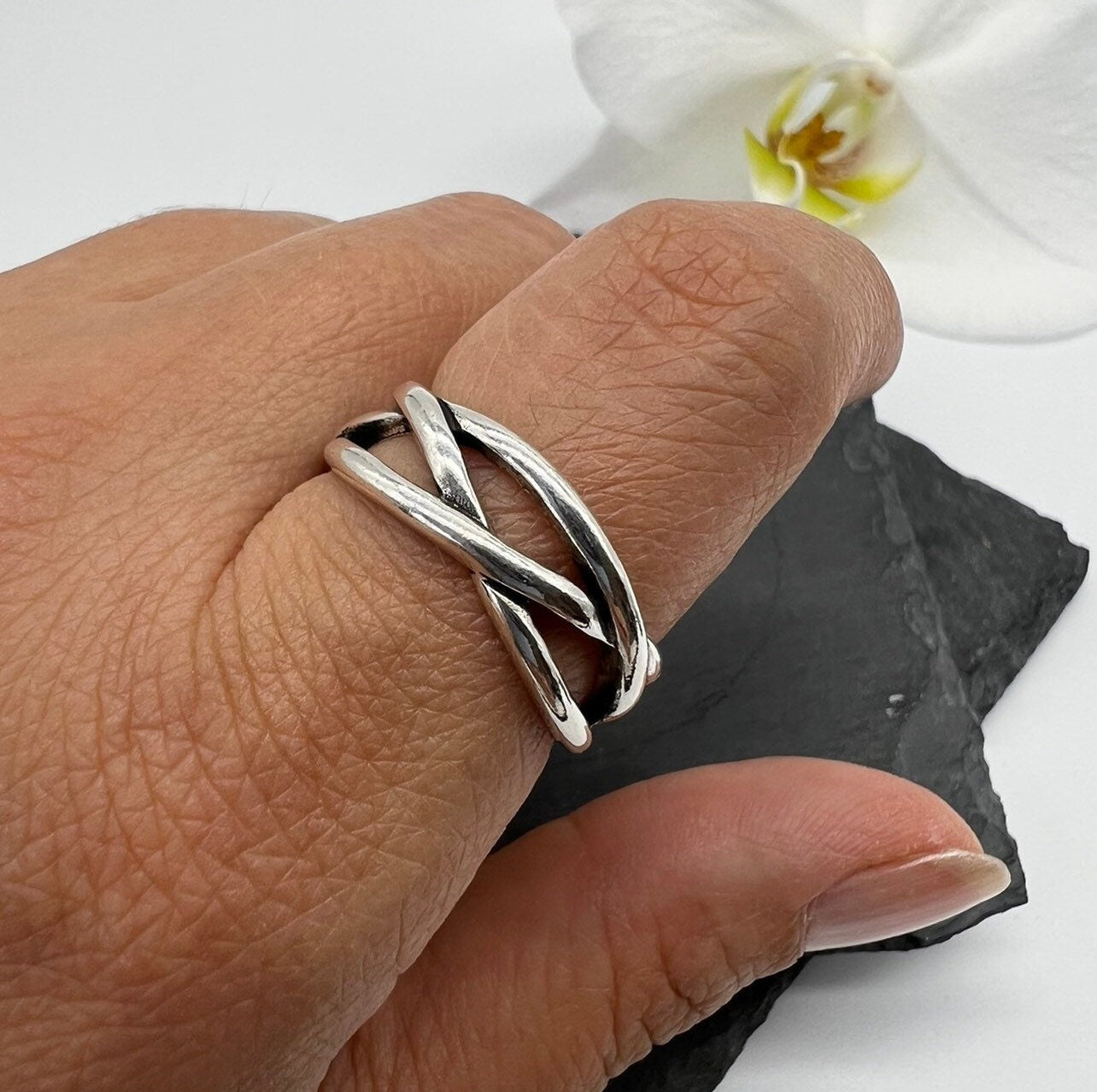 Chunky Silver  Ring for Women