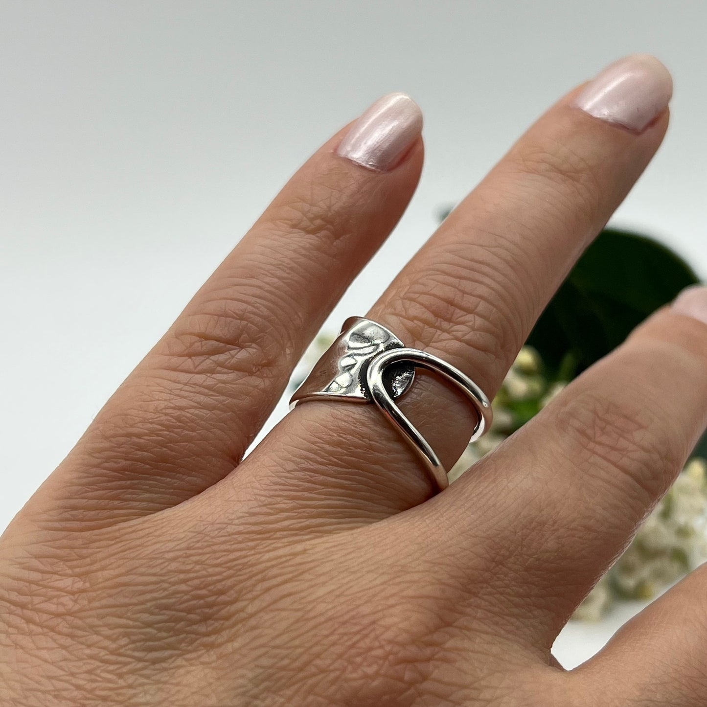 Hammered Chunky Ring, Thumb Ring, Adjustable Ring for Women, Dainty Ring, Open Ring, Rings for Woman, Gift For Her, Christmas Gift