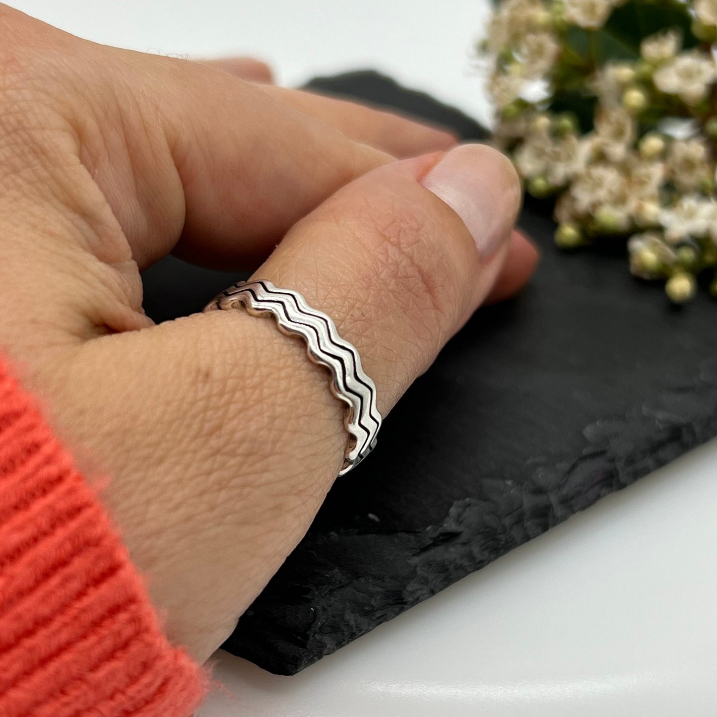 Dainty Silver Ring-Adjustable Dainty Silver Ring For Women, Open Ring, Adjustable Boho Ring , Silver Thumb Ring , Gift for Her